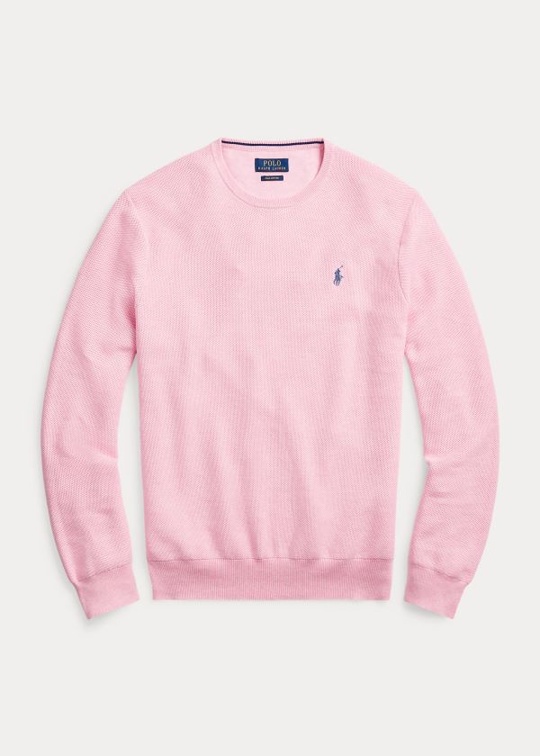 Men's Polo Ralph Lauren Cotton Crewneck Sweater | 236179EQX